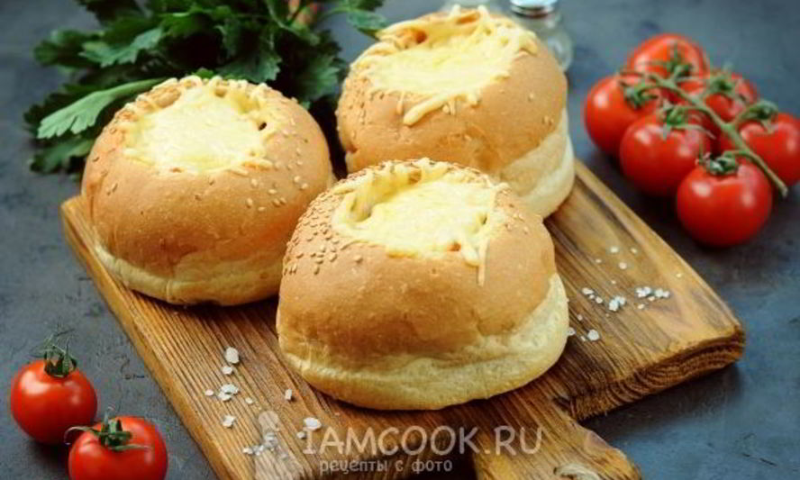 Рецепт булочек-пицц