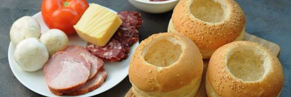 булочки-пиццы