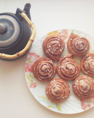 Булочки с корицей и сахаром