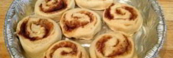 булочки с корицей и сливочной поливкой