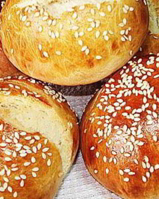 Булочки с кунжутом