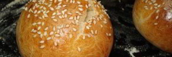 булочки с кунжутом
