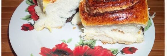 булочки с маком и с корицей