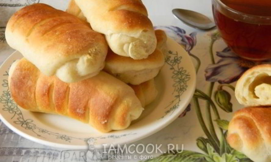 Рецепт булочек с плавленным сыром
