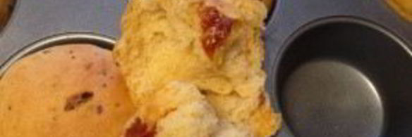 булочки с соленым сыром и вялеными помидорами