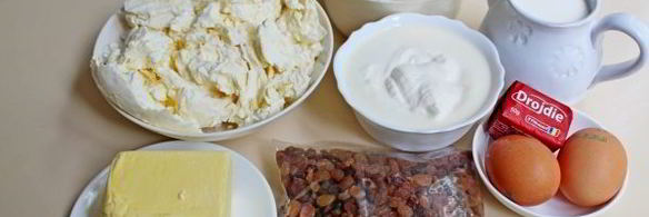 булочки с творогом в сметанной заливке