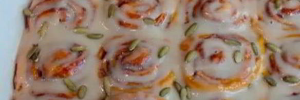 булочки синабон с тыквой