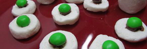 булочки страшно смешные паучки