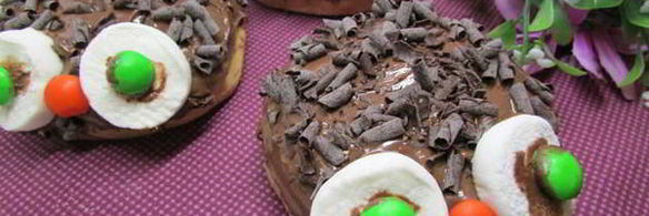 булочки страшно смешные паучки