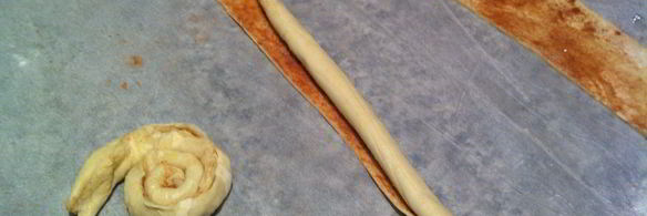 булочки улитки с корицей из слоеного теста