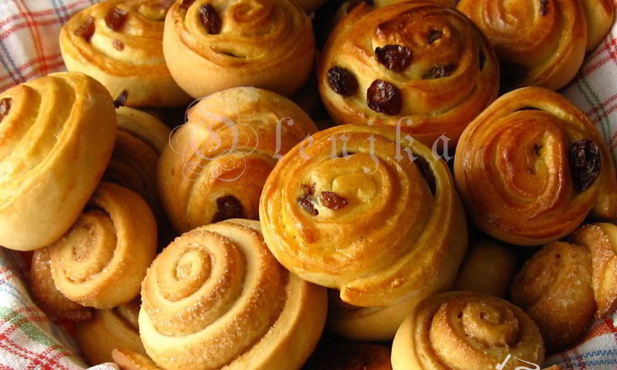Рецепт булочек-улиток с корицей