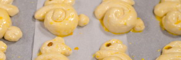 булочки-зайчики на пасху