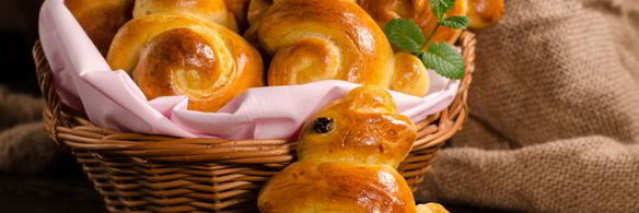 булочки-зайчики на пасху