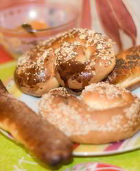 Булочки с маком