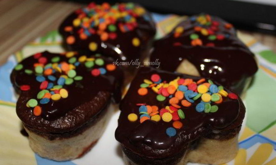 Рецепт двухслойных овсяных булочек