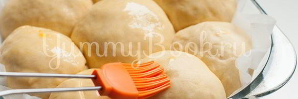 итальянские булочки данубио с сыром и ветчиной