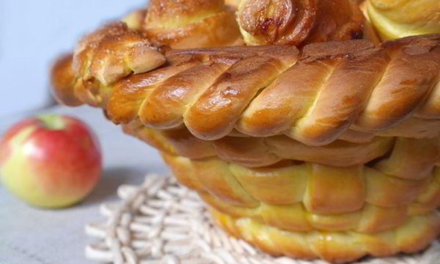 Рецепт корзинки с булочками