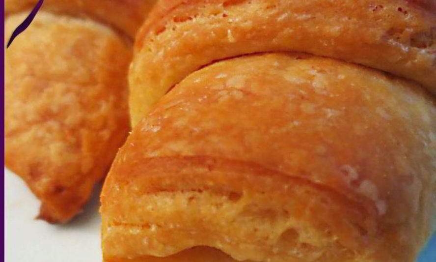 Рецепт круассанов из домашнего дрожжевого слоеного теста