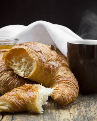 Круассаны из дрожжевого теста