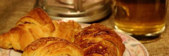 круассаны из слоеного дрожжевого теста