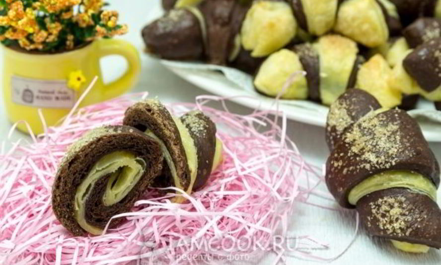 Рецепт круассанов из слоеного и дрожжевого теста