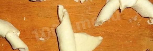 круассаны из слоеного теста