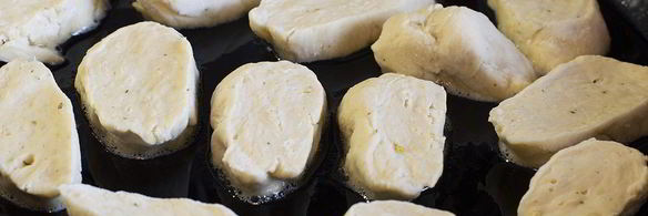 пампушки без дрожжей с чесноком