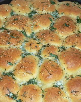 Пампушки чесночные