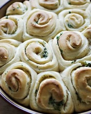 Пампушки с чесноком