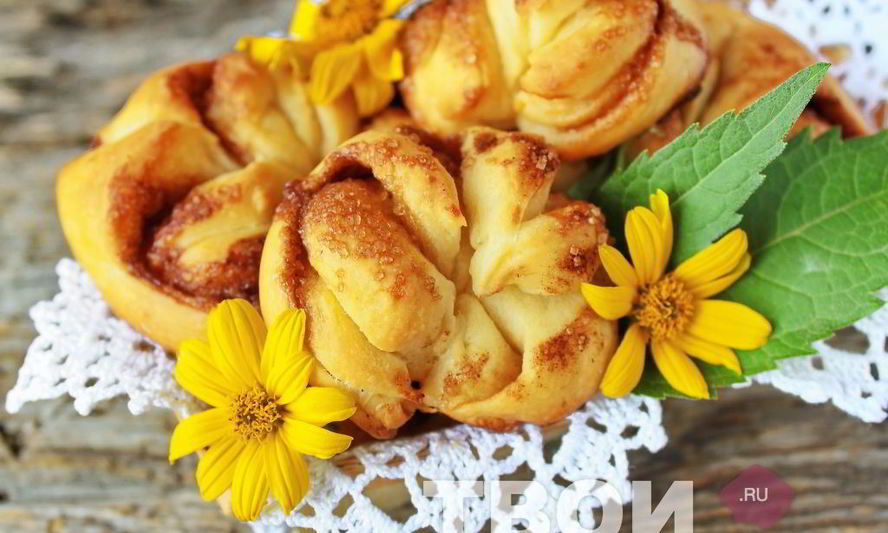 Рецепт плюшек с корицей