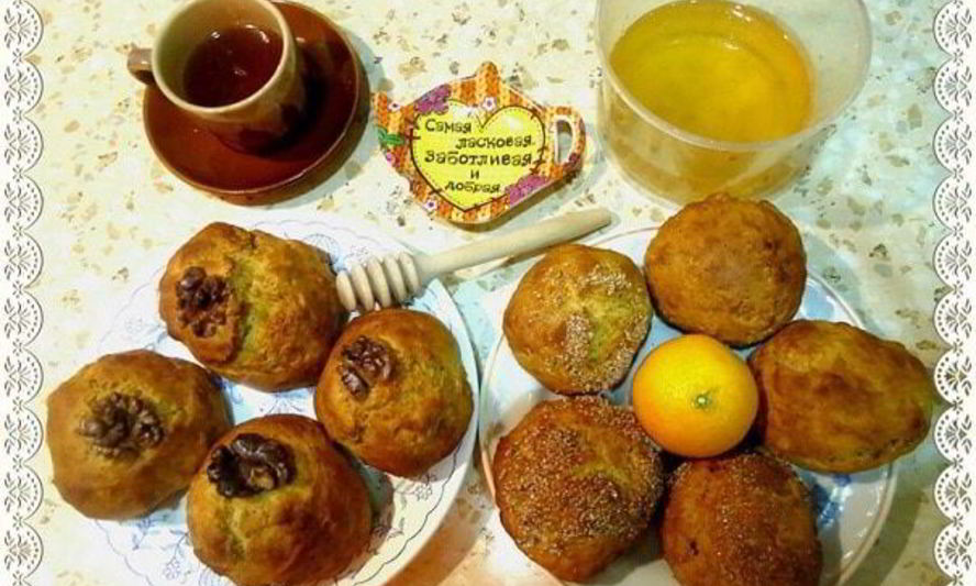 Рецепт постных медовых булочек без дрожжей скоренькие