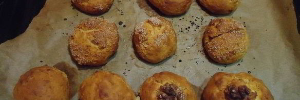 постные медовые булочки без дрожжей скоренькие