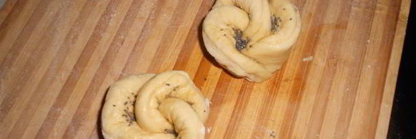 постные тыквенно-маковые булочки