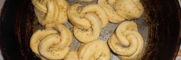 постные тыквенно-маковые булочки