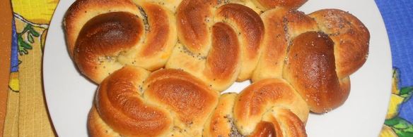 постные тыквенно-маковые булочки