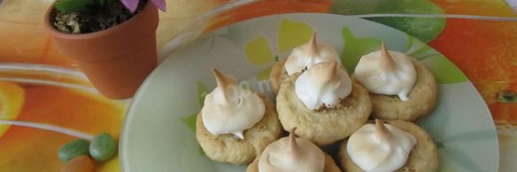 птифуры ватрушки с белковым кремом