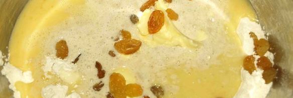 сдобные булочки с изюмом