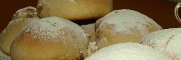 сдобные булочки с изюмом