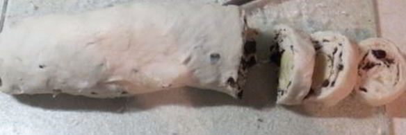 шоколадно-банановые булочки улитки