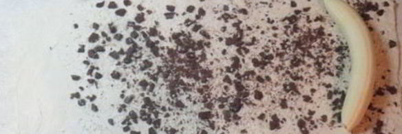 шоколадно-банановые булочки улитки