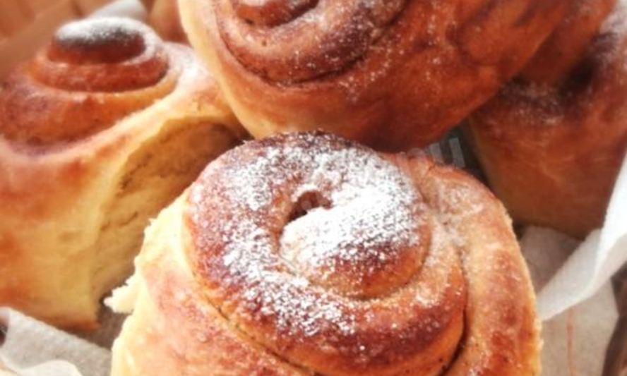 Рецепт сладких булочек с корицей и сахаром