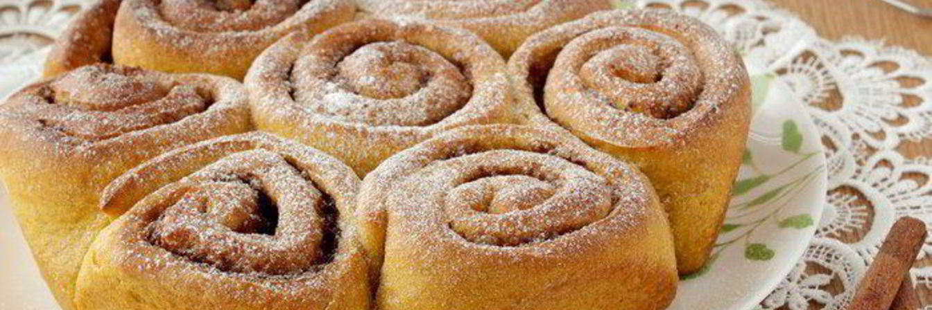 Тыквенные булочки с корицей