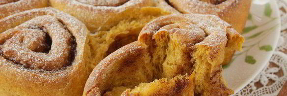 тыквенные булочки с корицей