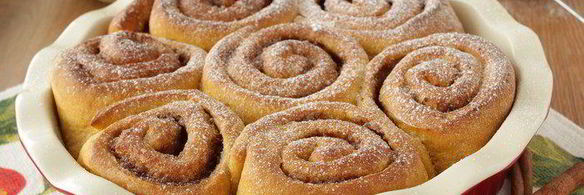 тыквенные булочки с корицей