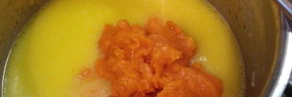 тыквенные булочки с ореховой начинкой