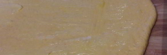 тыквенные булочки с ореховой начинкой