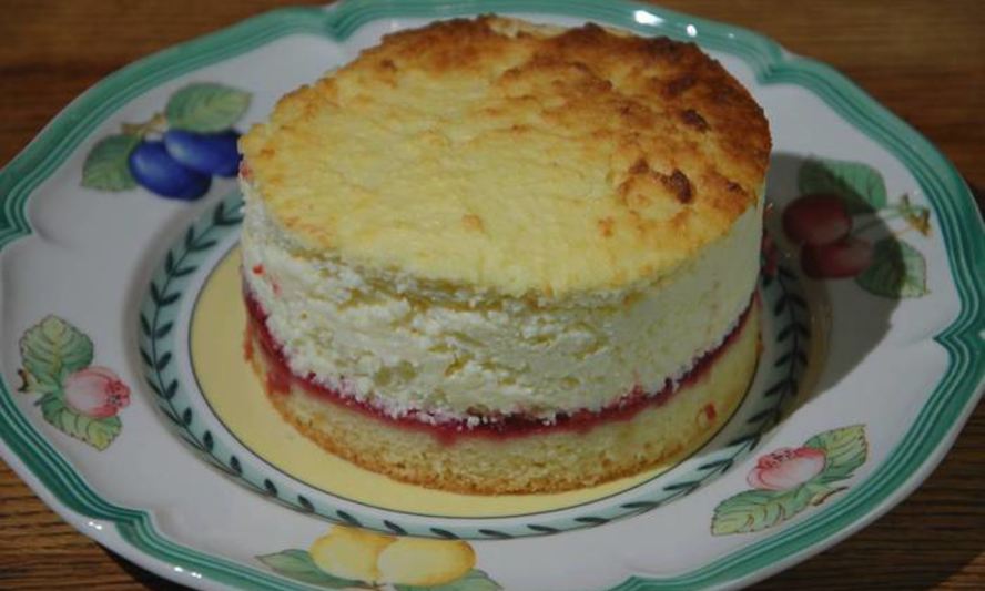 Рецепт ватрушка с вишней