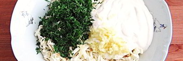 ватрушки с копченым сыром и укропом