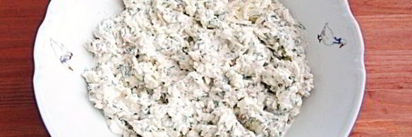 ватрушки с копченым сыром и укропом