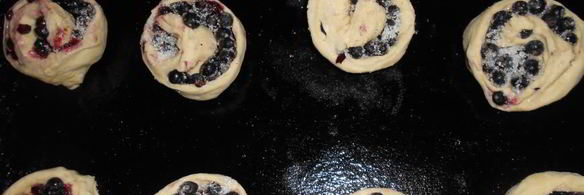 вкуснейшие черничные булочки